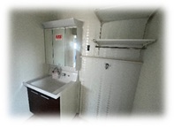 洗面化粧台・洗濯機置場